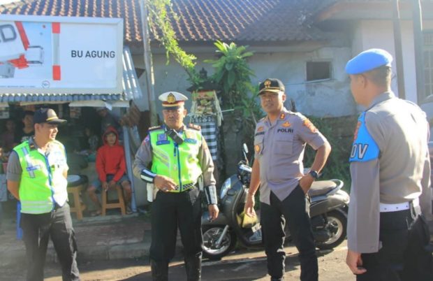 Kapolres Pimpin Langsung Pengamanan GFNY di Wilayah Bangli