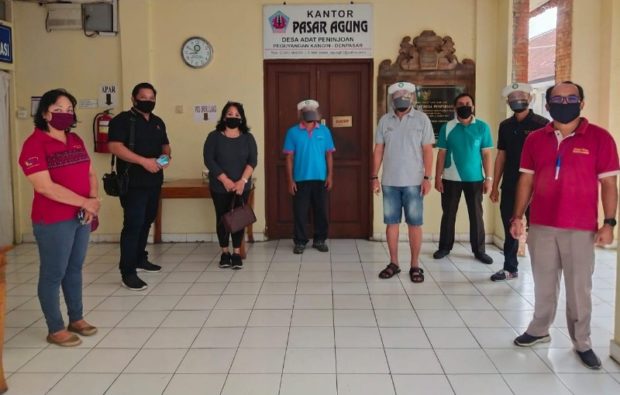 Disperindag Sosialisasikan Protokol Kesehatan Berniaga Ke 20 Pasar di Kota Denpasar